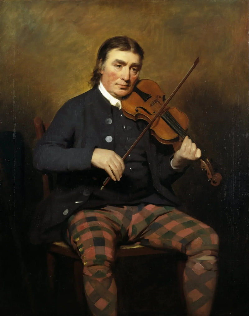 Niel Gow, 1727 - 1807. Violonista e compositore - Henry Raeburn