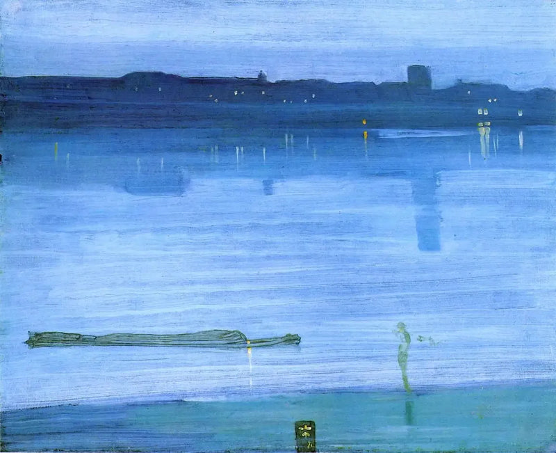 Notturno: Blu e Argento – Chelsea - James Abbott McNeill Whistler