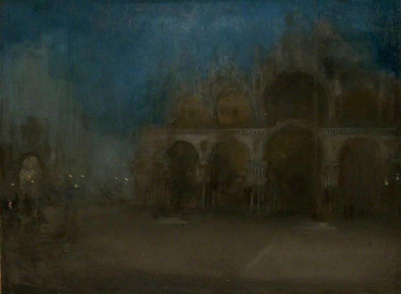 Notturno: Blu e Oro, San Marco, Venezia - James Abbott McNeill Whistler