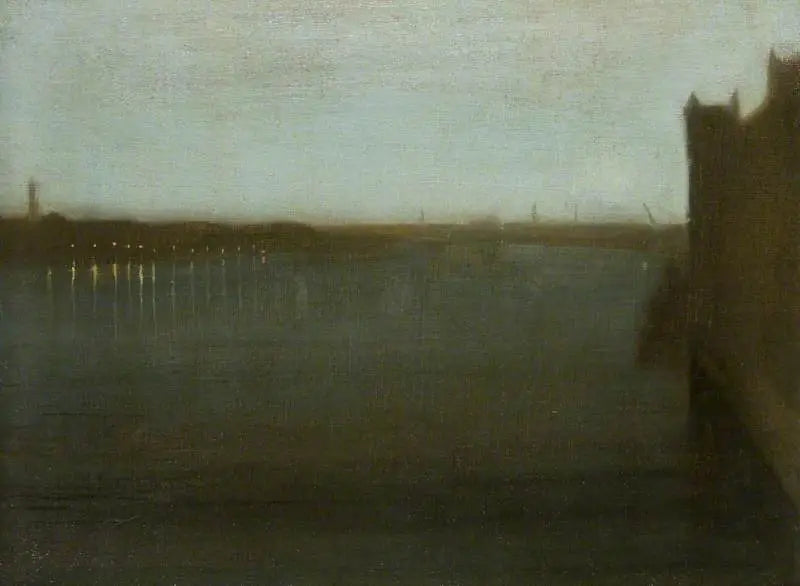 Notturno: Grigio e Oro, Ponte di Westminster - James Abbott McNeill Whistler
