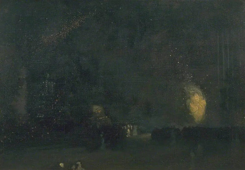 Notturno: Nero e Oro - La Ruota di Fuoco - James Abbott McNeill Whistler