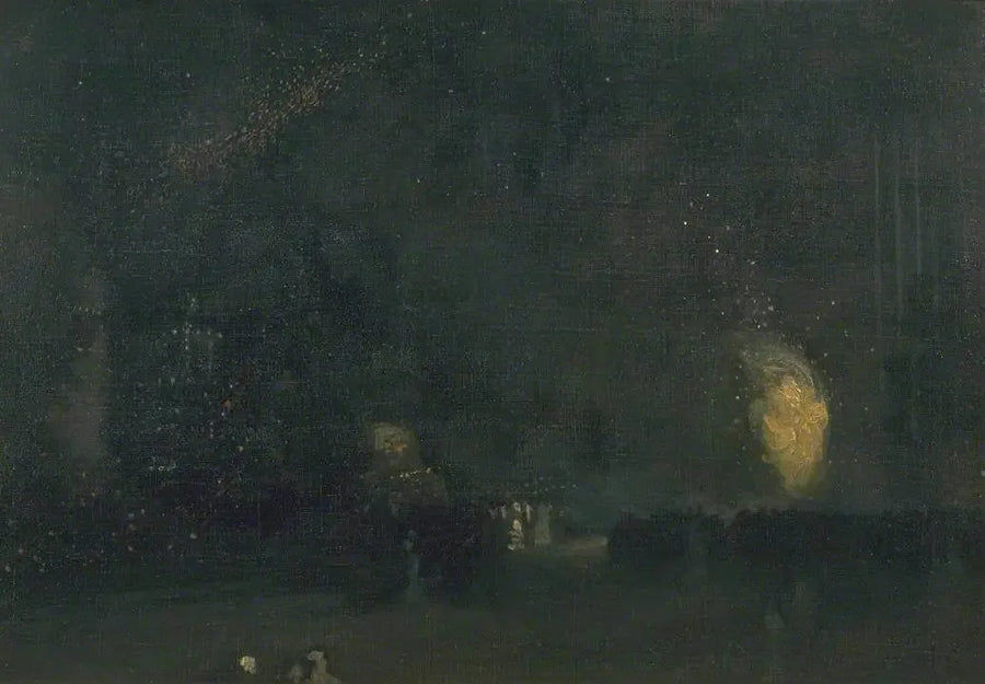 Notturno: Nero e Oro - La Ruota di Fuoco - James Abbott McNeill Whistler