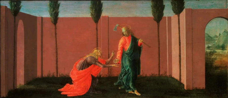 Noli me Tangere (predella, pannello tre) - Sandro Botticelli