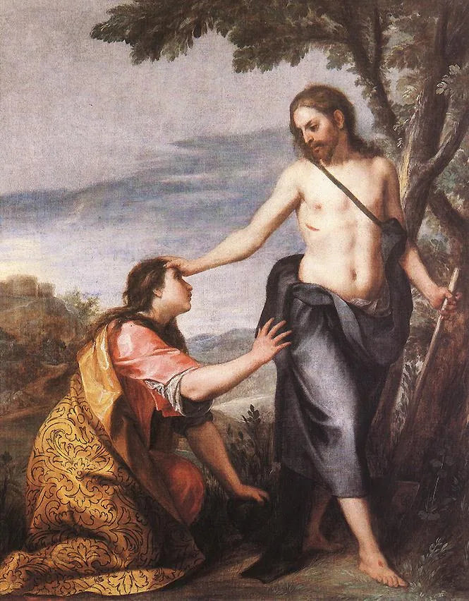Noli me Tangere (Il Cristo che appare come giardiniere a Maria Maddalena) - Alonso Cano