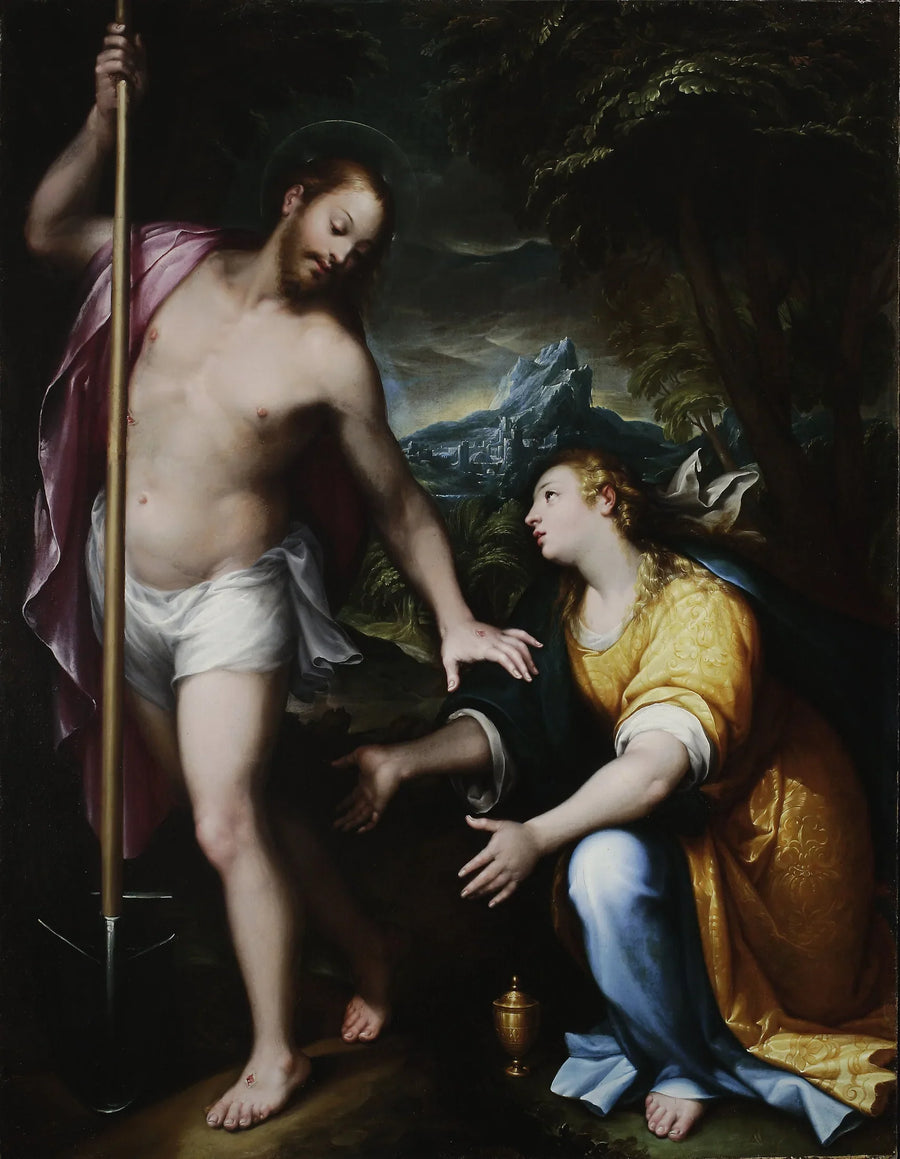 « Noli me tangere » – Il Cristo risorto che appare a Maria Maddalena (Giovanni 20:14-17) - Denis Calvaert