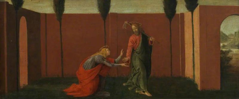 Noli me Tangere (predella, pannello tre) - Sandro Botticelli