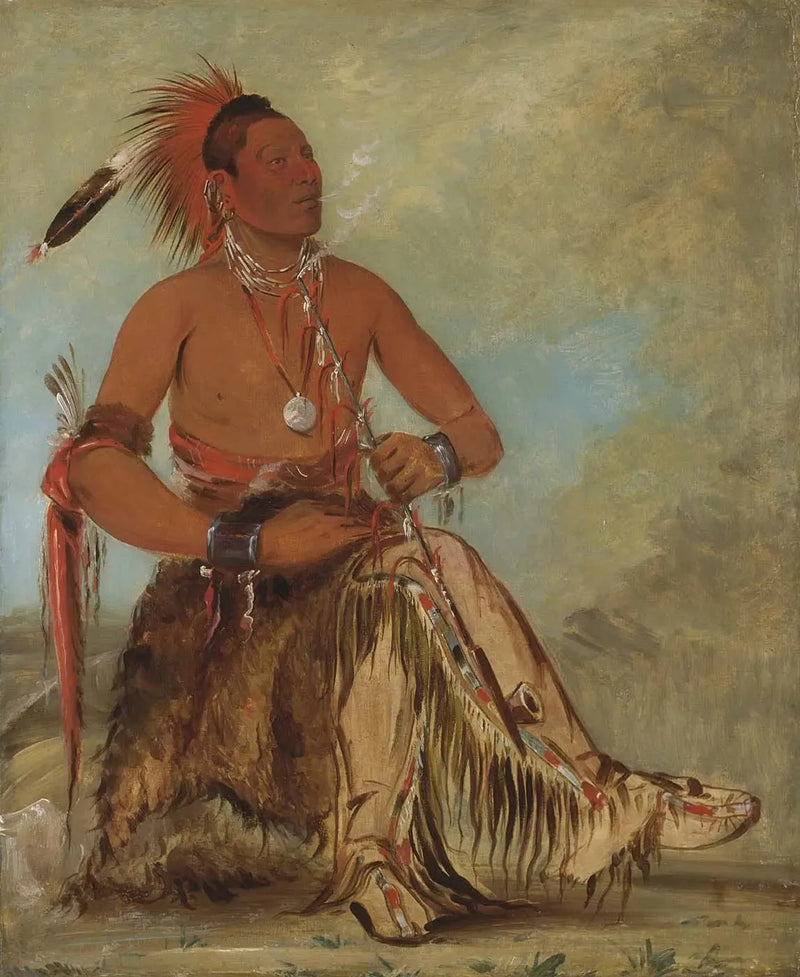 Nóm-ba-mon-nee, Double Walker, un Coraggioso - George Catlin