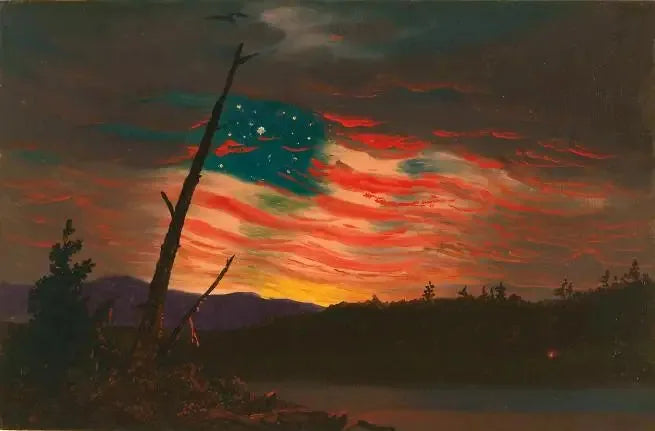 La nostra bandiera nel cielo - Frederic Edwin Church