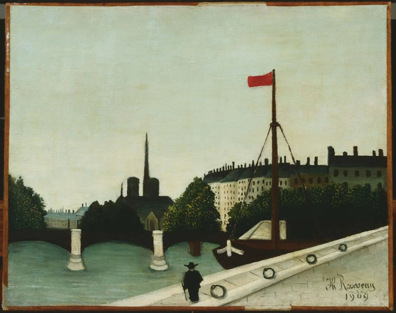 Notre-Dame vista dal quai Henri IV - Henri Rousseau