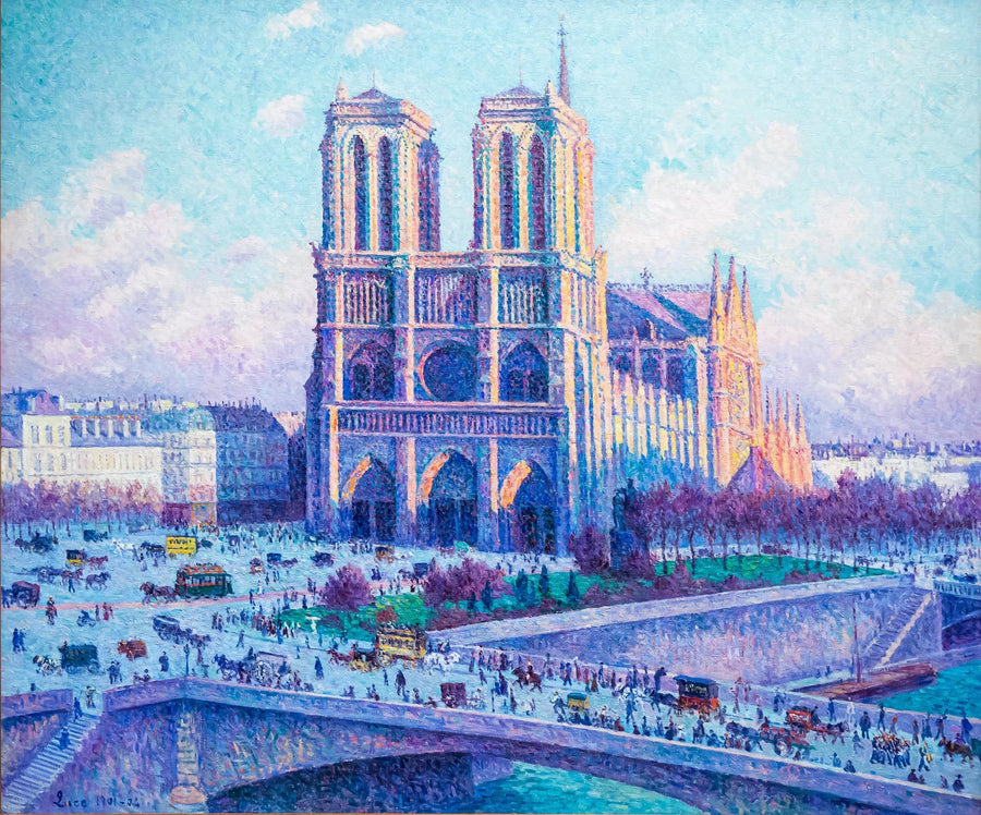 Notre-Dame, vista dal quai Saint-Michel - Maximilien Luce