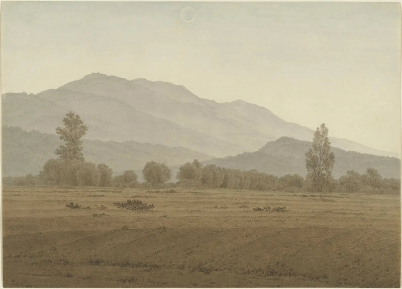 Nuova Luna sopra le Montagne dei Giganti - Caspar David Friedrich