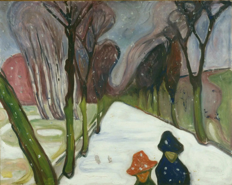 Nuova Neve sull'avenue - Edvard Munch