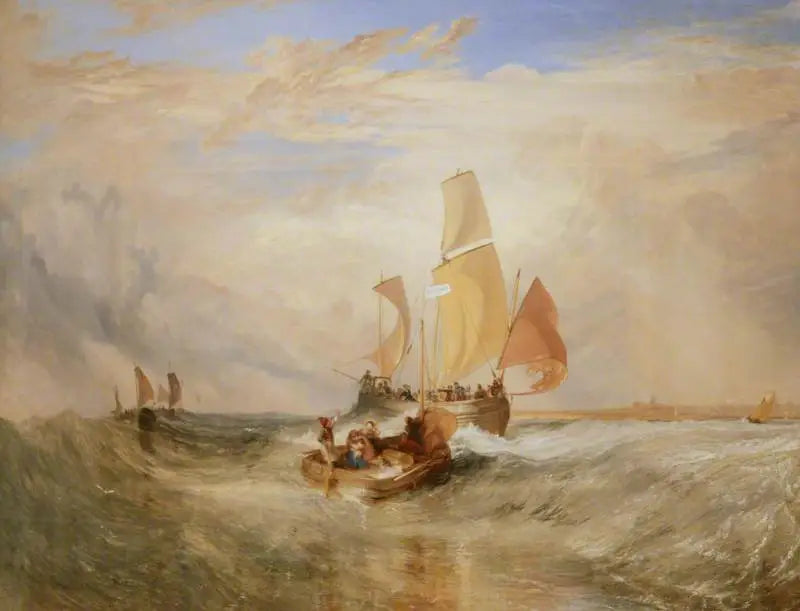'Ora per il Pittore' (Corda) – Passeggeri in Imbarco - J. M. W. Turner