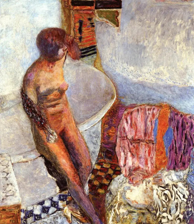 Nu à la baignoire - Pierre Bonnard image 1 tableau peint à l’huile sur toile