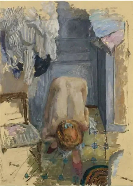Nu Accovacciato in avanti - Pierre Bonnard