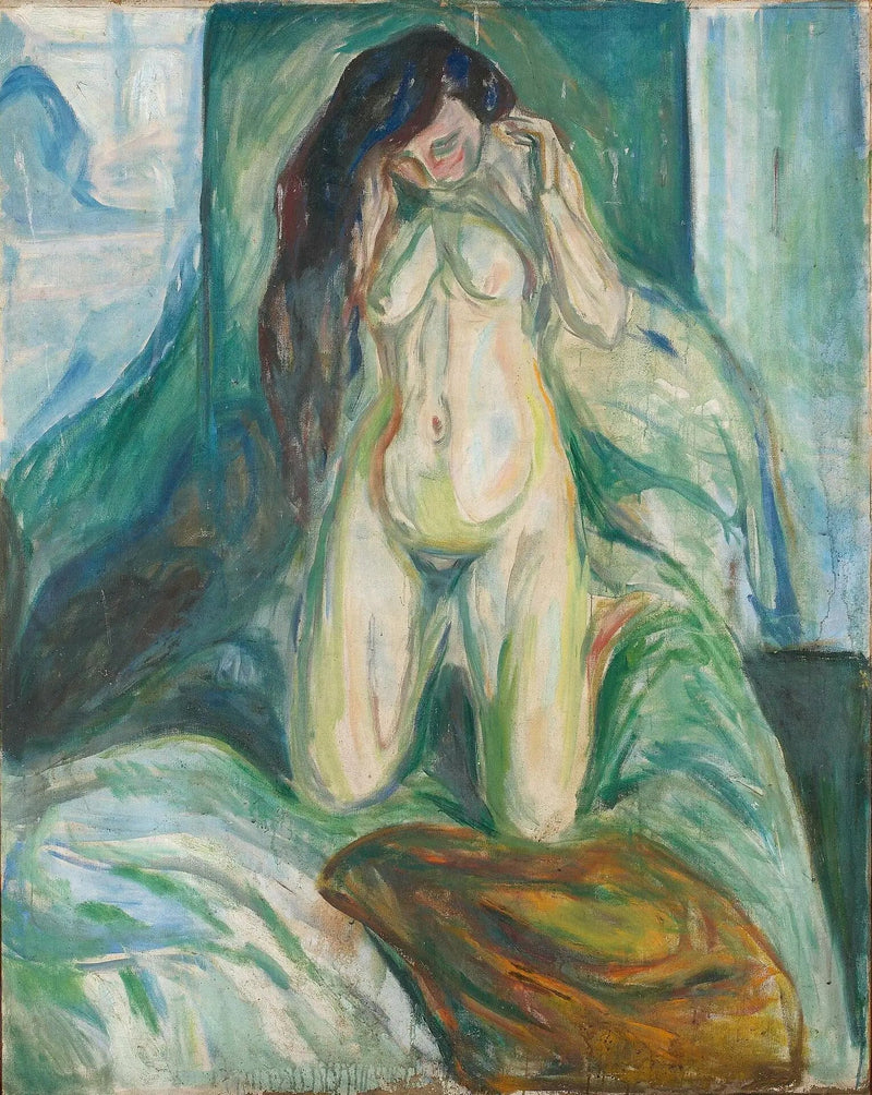 Nu inginocchiato - Edvard Munch