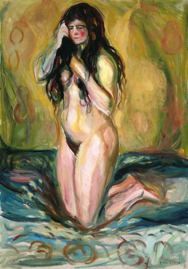 Nu inginocchiato - Edvard Munch