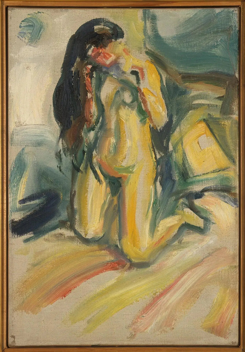 Nu inginocchiato - Edvard Munch