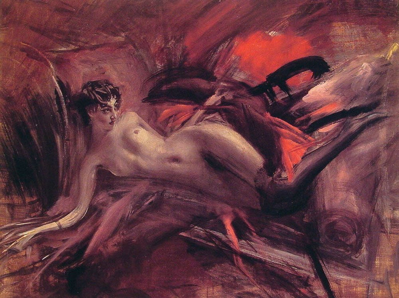 Nu allungato - Giovanni Boldini
