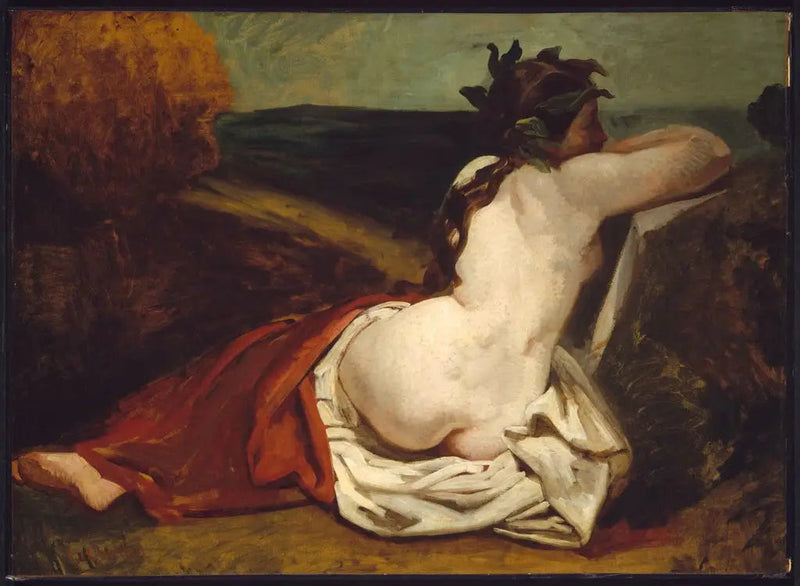 Nu disteso - Gustave Courbet
