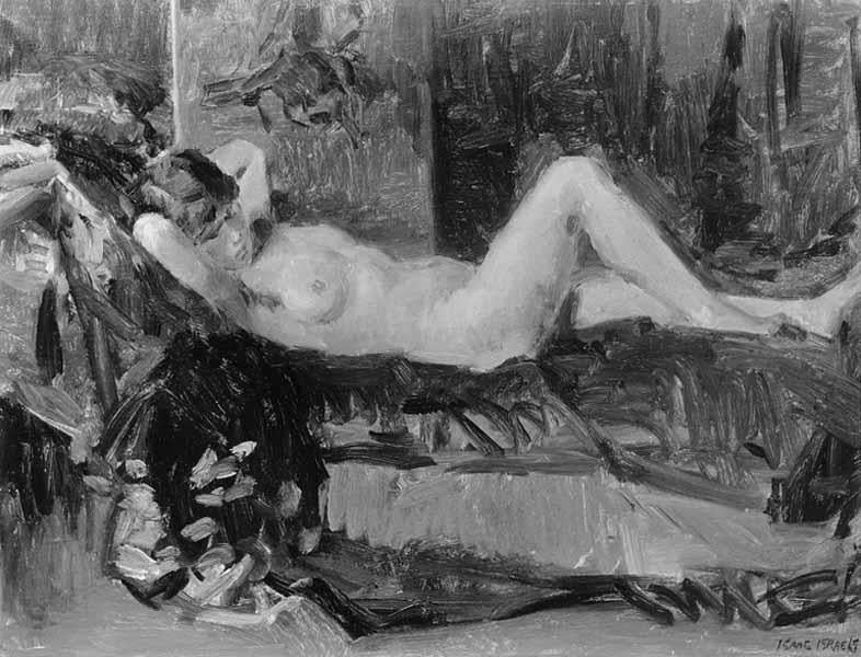 nudo sdraiato - Isaac Israels
