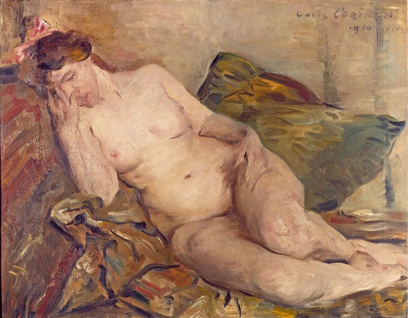 sdraiato nudo - Lovis Corinth