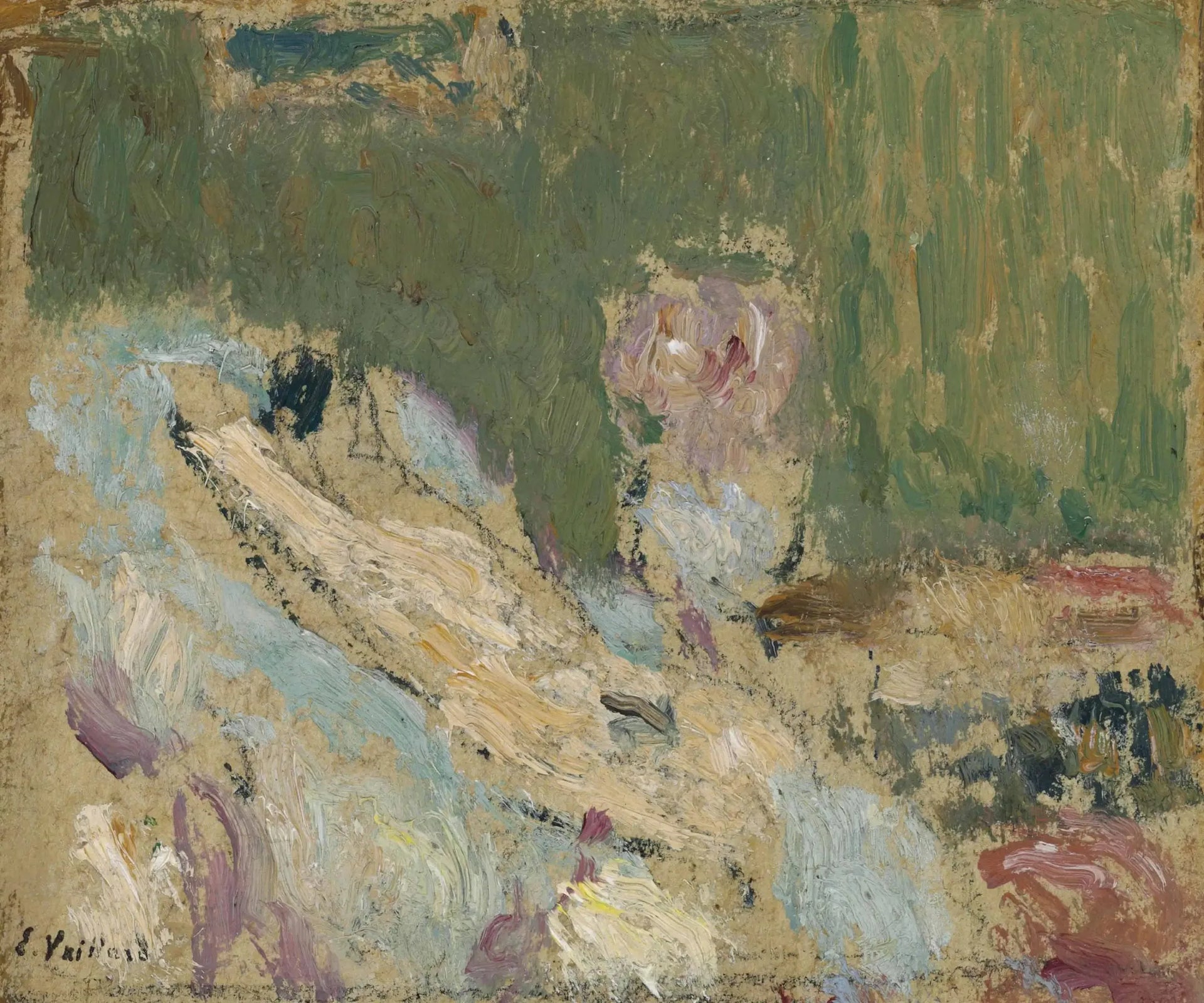 Nu allongé sur un canapé - Édouard Vuillard image 1 reproduction de peinture à l’huile