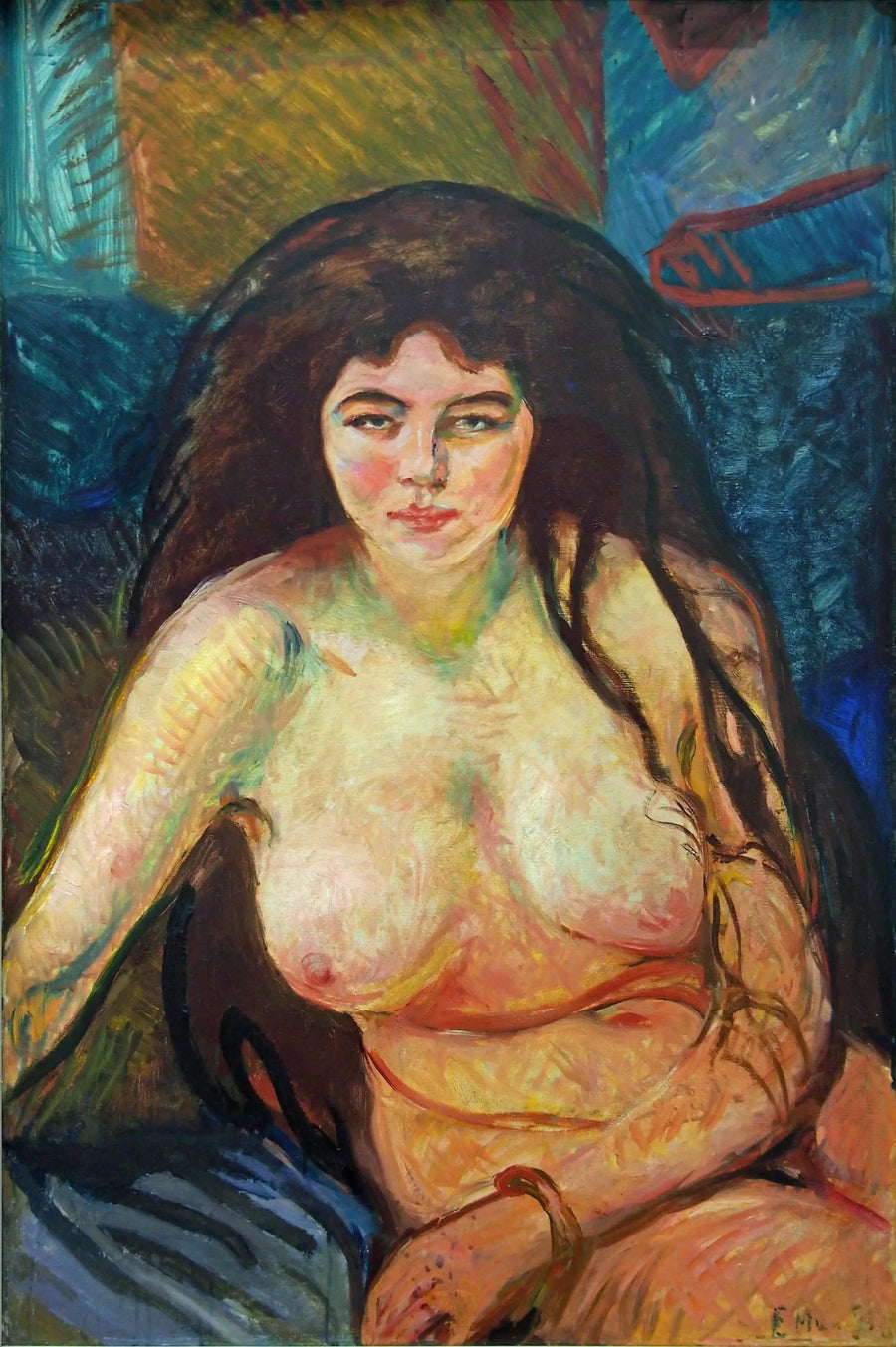 Nu seduto - Edvard Munch