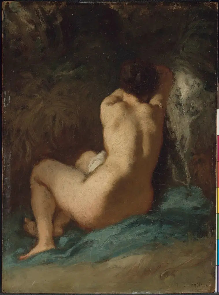 Nu assis (Les Regrets) - Jean-François Millet