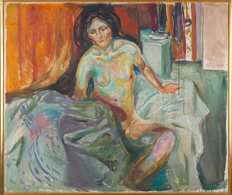 Nu seduto: mattina - Edvard Munch