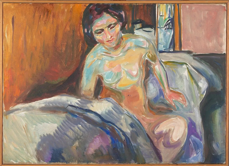 Nu seduto: mattina - Edvard Munch