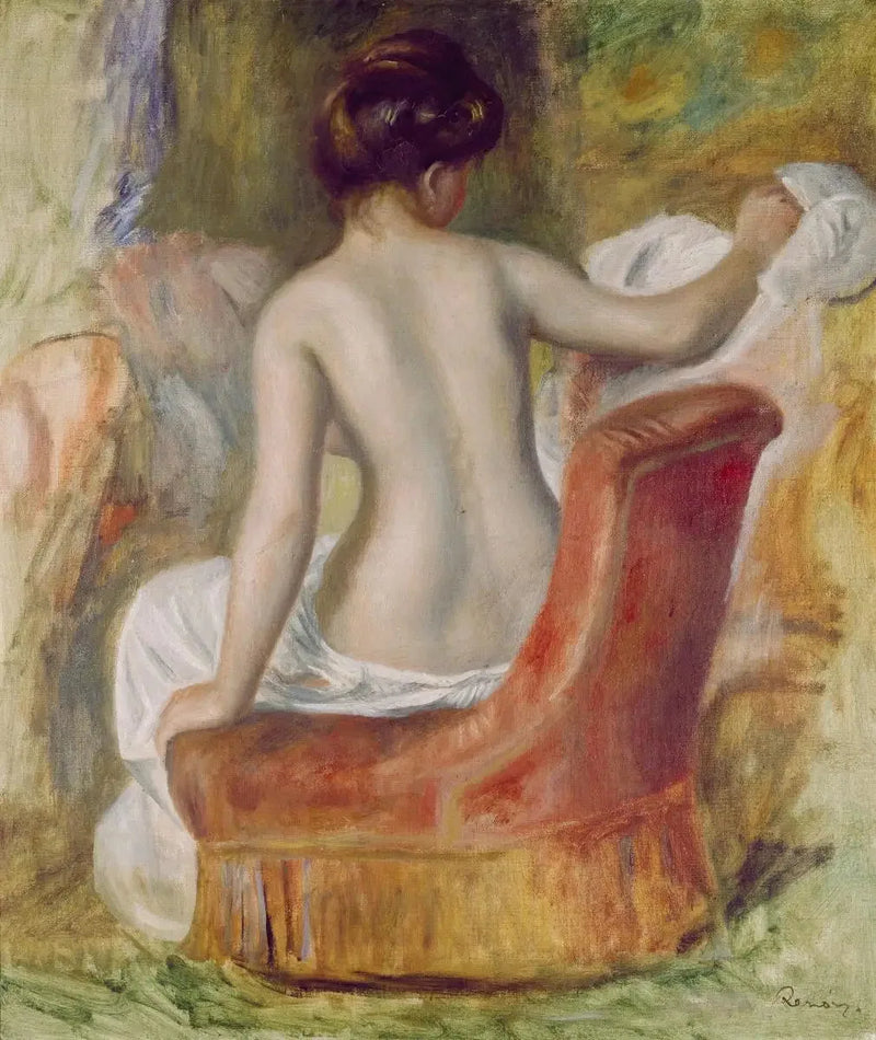 Nudo sulla poltrona - Pierre-Auguste Renoir