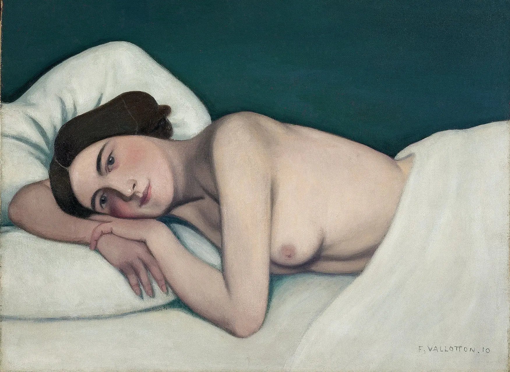 Nu au lit - Félix Vallotton - Alpha Reproduction