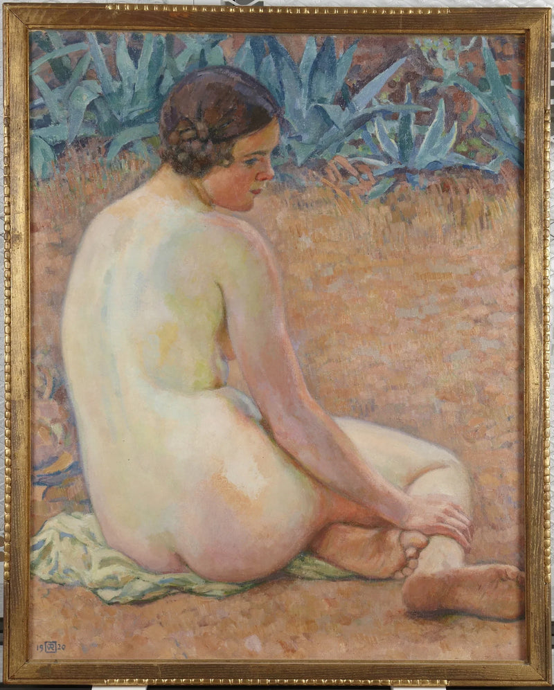 Nudo con agavi - The��o van Rysselberghe