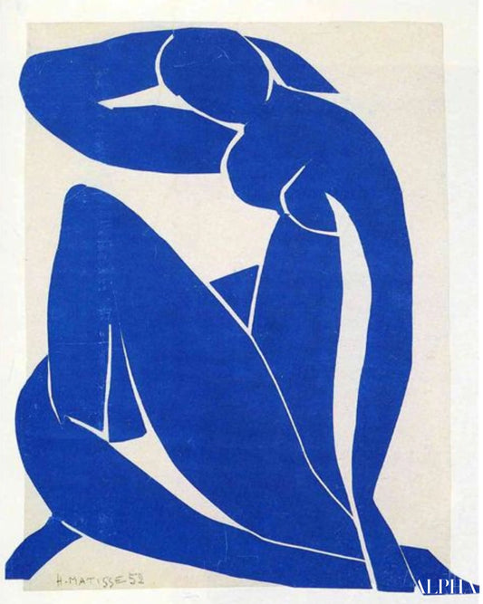 Nu bleu II - Matisse - Reproductions de tableaux et peintures haut de gamme