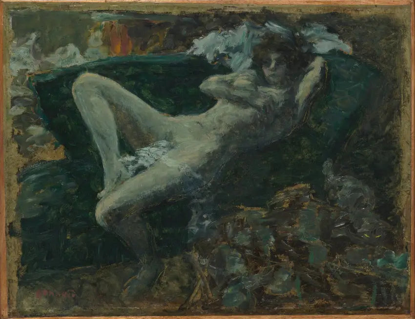 Nu bleu - Pierre Bonnard image 1 copie peinte à la main à l’huile