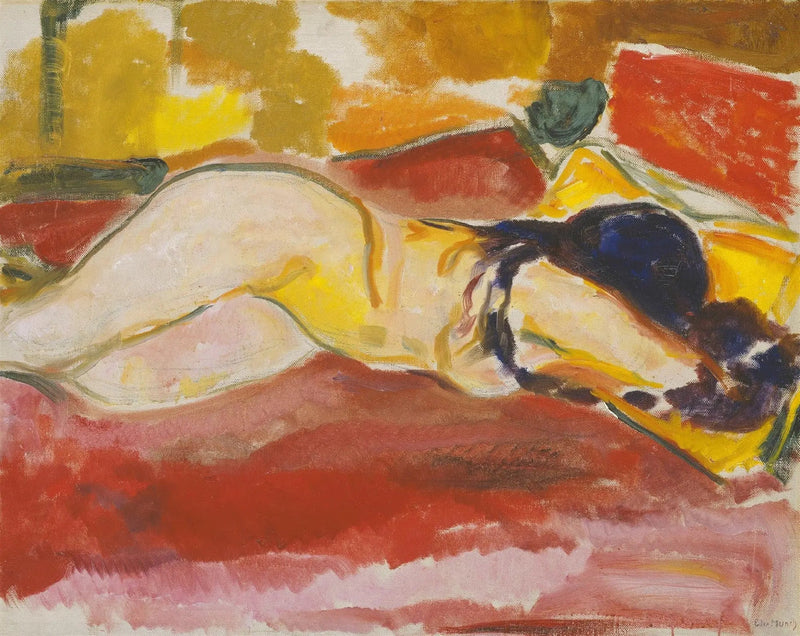 Nu sdraiato - Edvard Munch