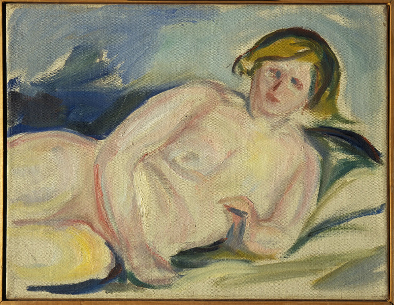 Nu sdraiato - Edvard Munch