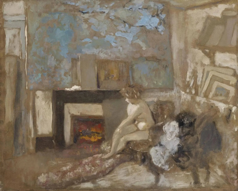 Nu nell'appartamento di via Truffaut - Édouard Vuillard