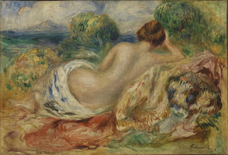 Nudo in un paesaggio - Pierre-Auguste Renoir