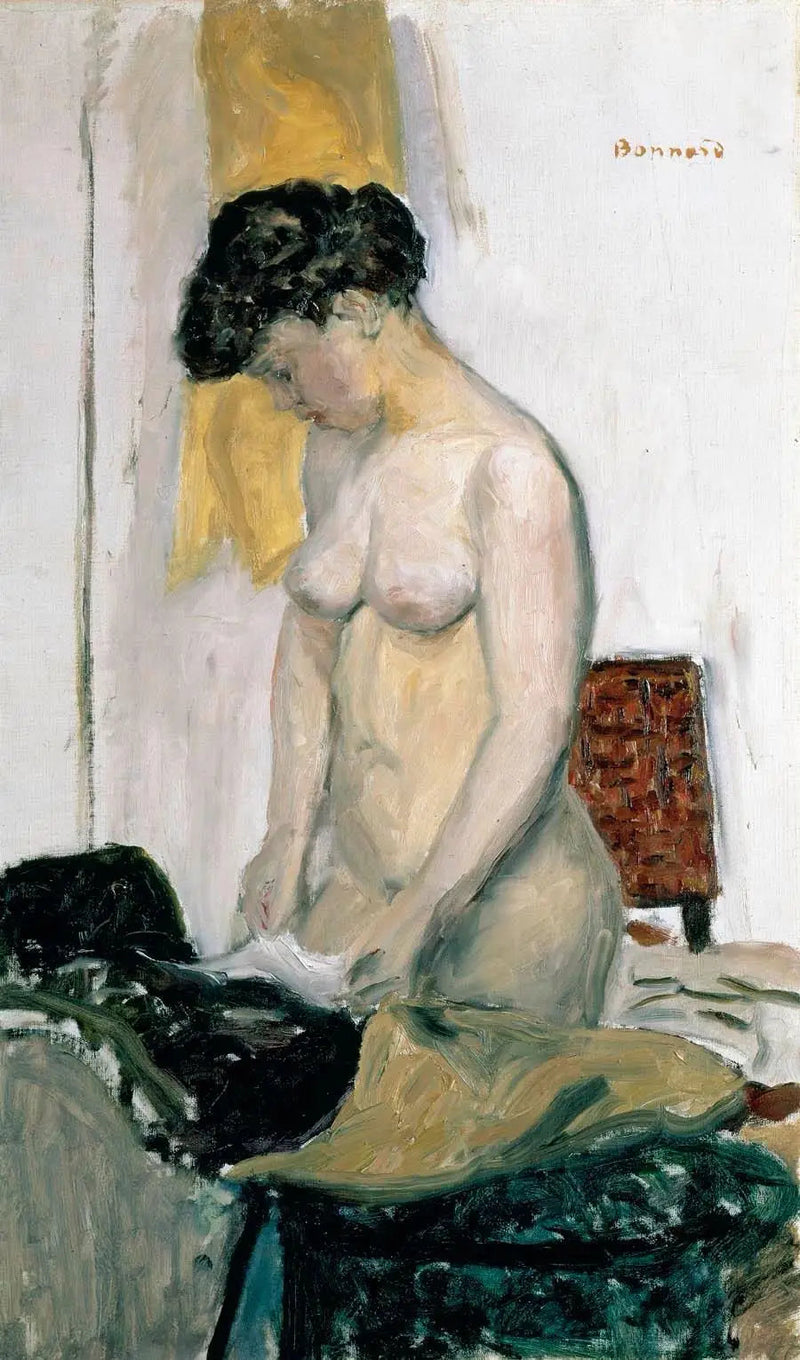 Nu in piedi, di profilo - Pierre Bonnard
