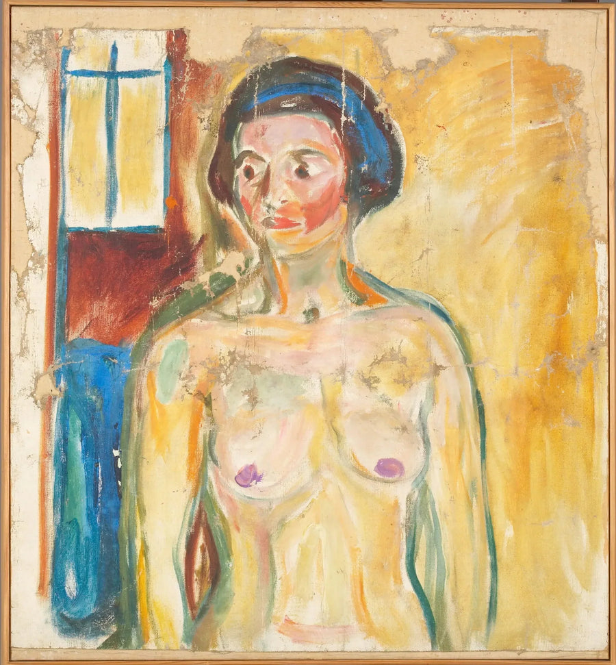 Nu in piedi: mezzo-ritratto - Edvard Munch