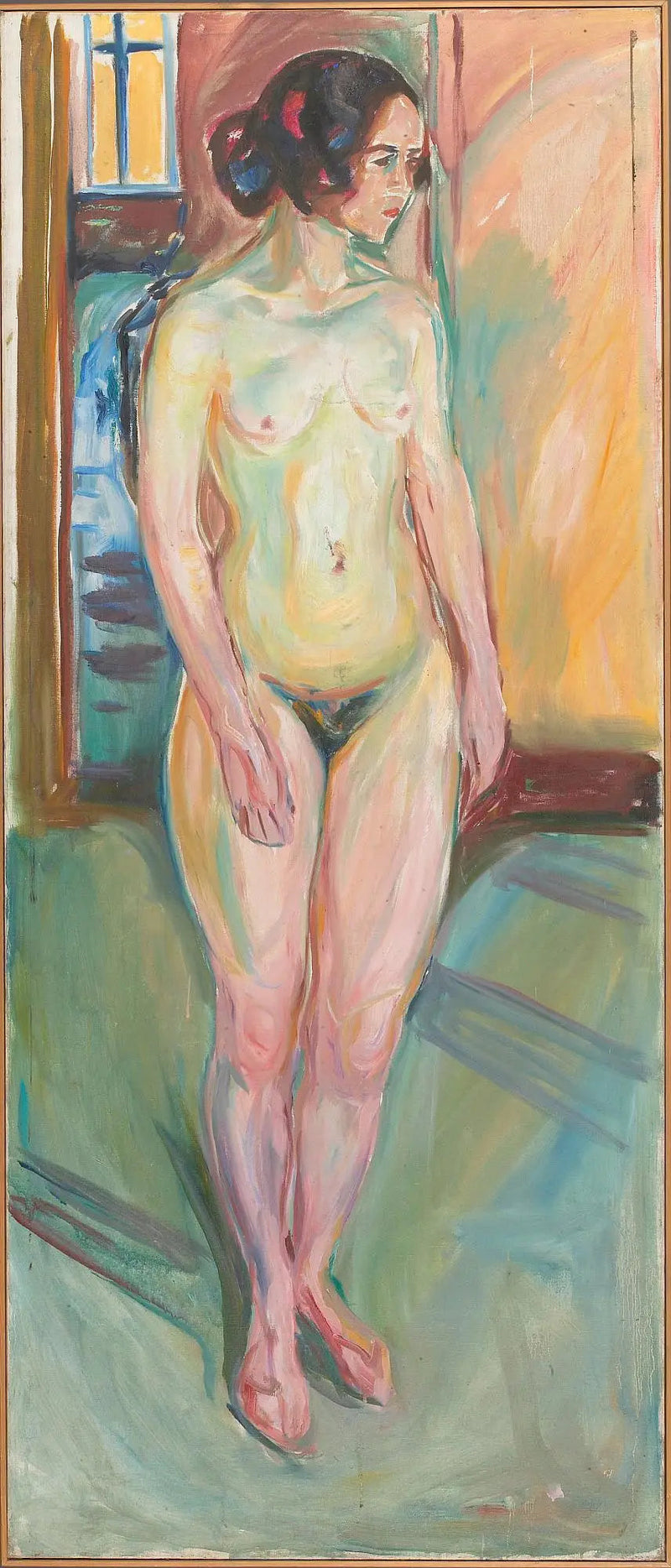 Nu in piedi: mezzogiorno - Edvard Munch