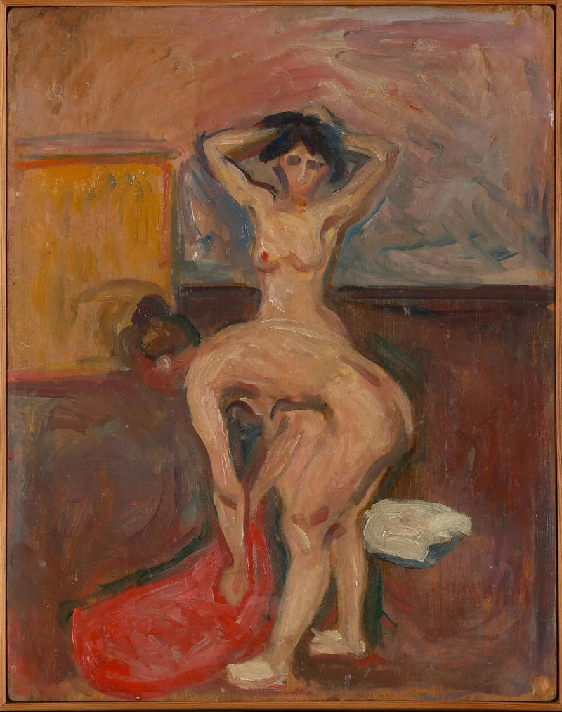 Nu in piedi che si piega - Edvard Munch
