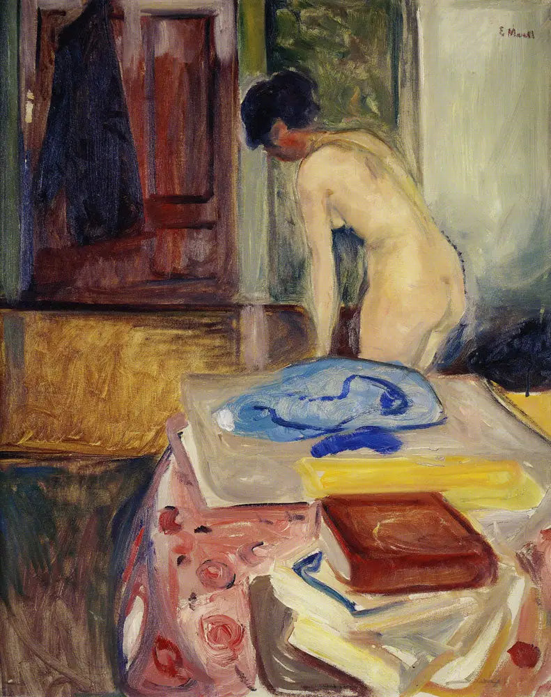 Nudo in interno - Edvard Munch