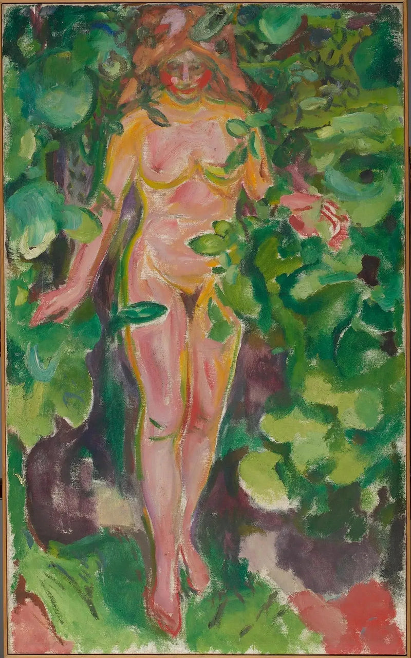 Nudo femminile nei boschi - Edvard Munch