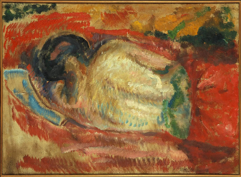 Nudo femminile di spalle - Edvard Munch