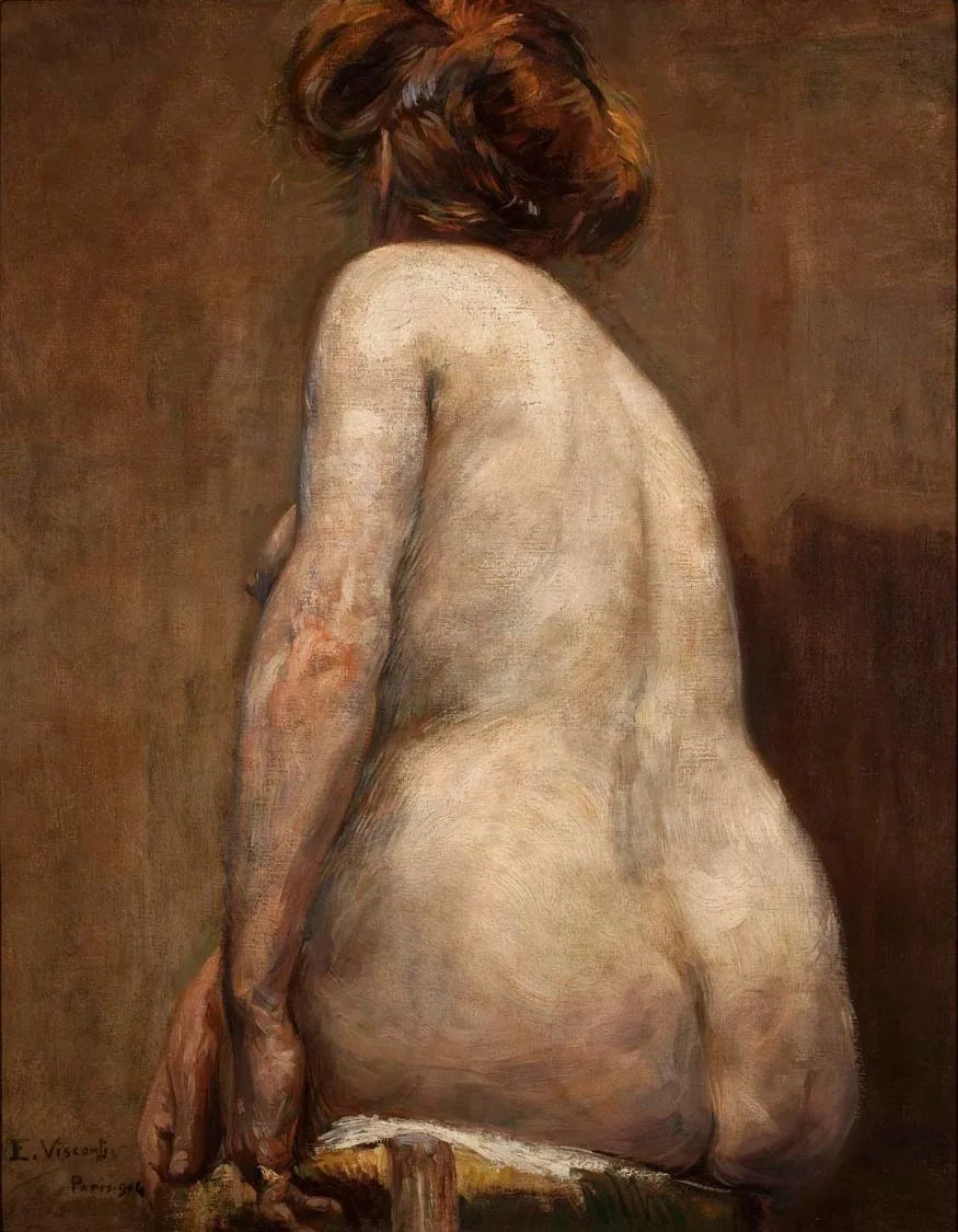 Costa femminili nude - Eliseu Visconti