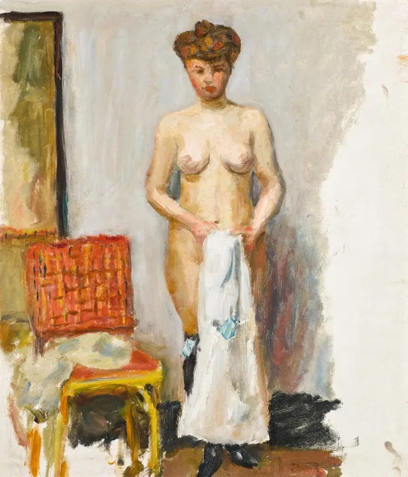 Nu. La sedia rossa - Pierre Bonnard