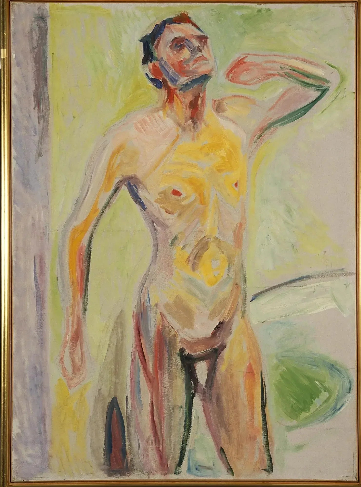 Nu masculin - Edvard Munch image 1 tableau peint à l’huile sur toile